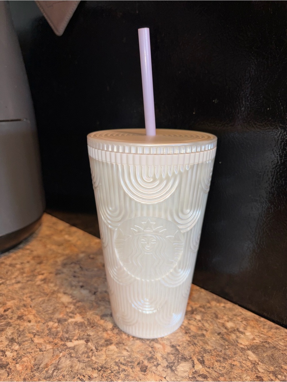 Starbucks Pearl White Reusable Cup